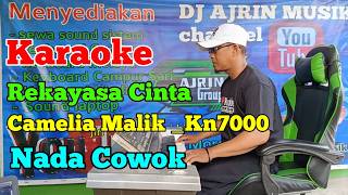 Rekayasa Cinta - Camelia Malik [ Karaoke] Kn7000 - Nada Pria | Herman Monex