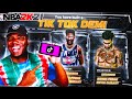 Using TikTok To Find The NBA 2k21 BEST GUARD BUILD And Best CENTER BUILD! DEMIGOD BUILD NBA 2K21