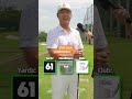 Hitting flop shots in golf ball sized-hail sounds interesting 😅 #golf #LIVGolf