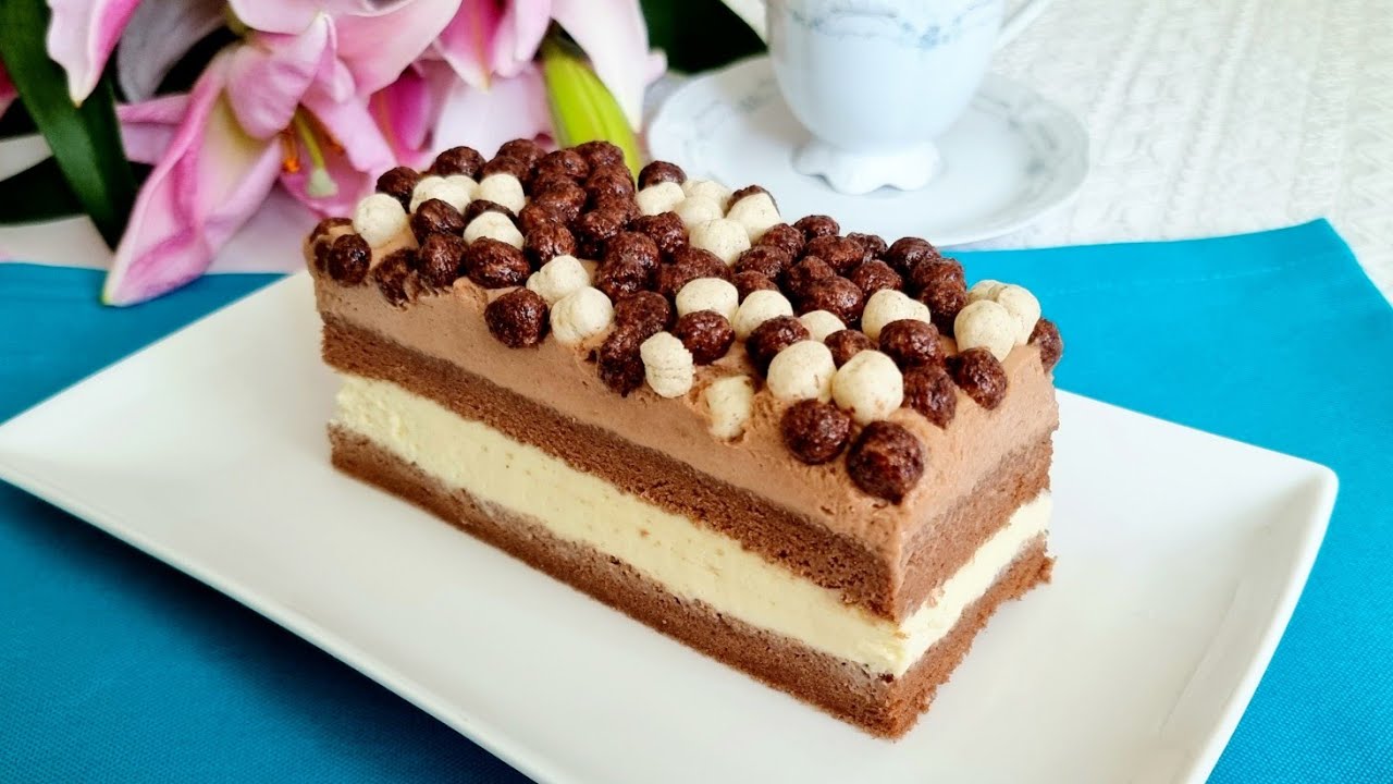 Prăjitura Nesquik - cu straturi fine, ciocolatoase în varianta mea | Pasiune&Savoare