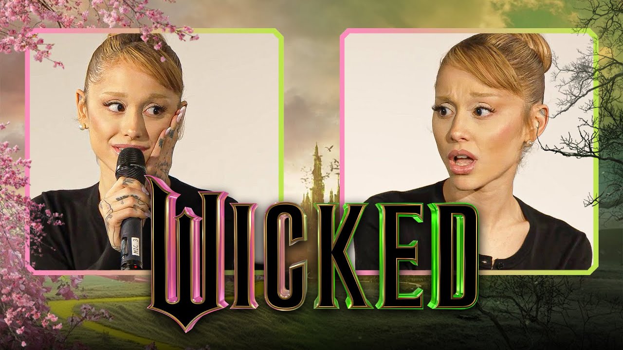 Ариана Гранде в шоке от WICKED Q&A! (Полное интервью)