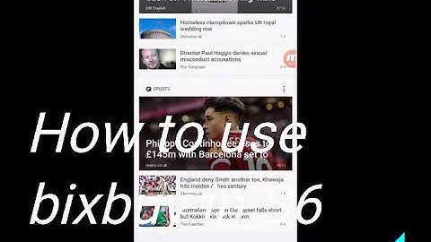 How to use bixby home in s6 , s6 edge and s6 edge+