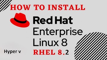 Linux rhel 8.2 installation