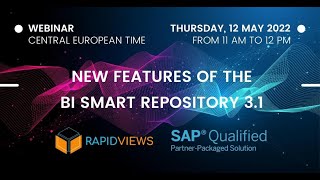 [WEBINAR] New features of the BI Smart Repository 3.1