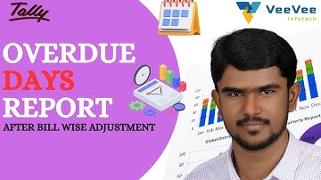 Overdue Days Report in Tally Prime After Bill-Wise Adjustment  | Tamil