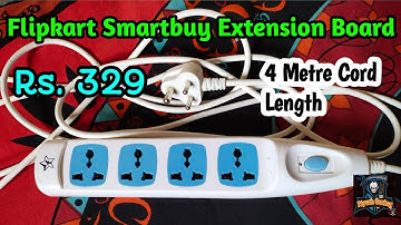 Flipkart SmartBuy Extension Board Unboxing And Review || Flipkart Extension Board Under Rs 350