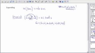 Expanding and factoring (1/3) - (IB Math, GCSE, A level, AP)