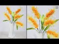 NEW trending flower with woolen ..!!!DIY Satin Ribbon reeds flowers | best Ribbon decoration ideas