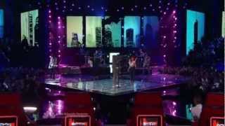 Gym Class Heroes &amp; Neon Hitch - Ass Back Home - The Voice USA 2012 (Live Eliminations 1)