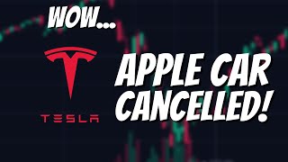 HOLY CRAP Apple Car FLOPPED.. Attention Tesla Stock Investors! (BREAKING NEWS)