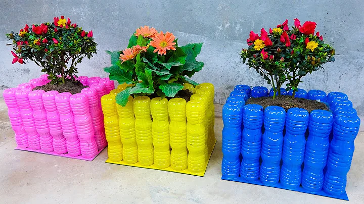 Good Idea | Recycling Plastic Bottles to Make Beautiful Planter Pot For Your Garden - DayDayNews