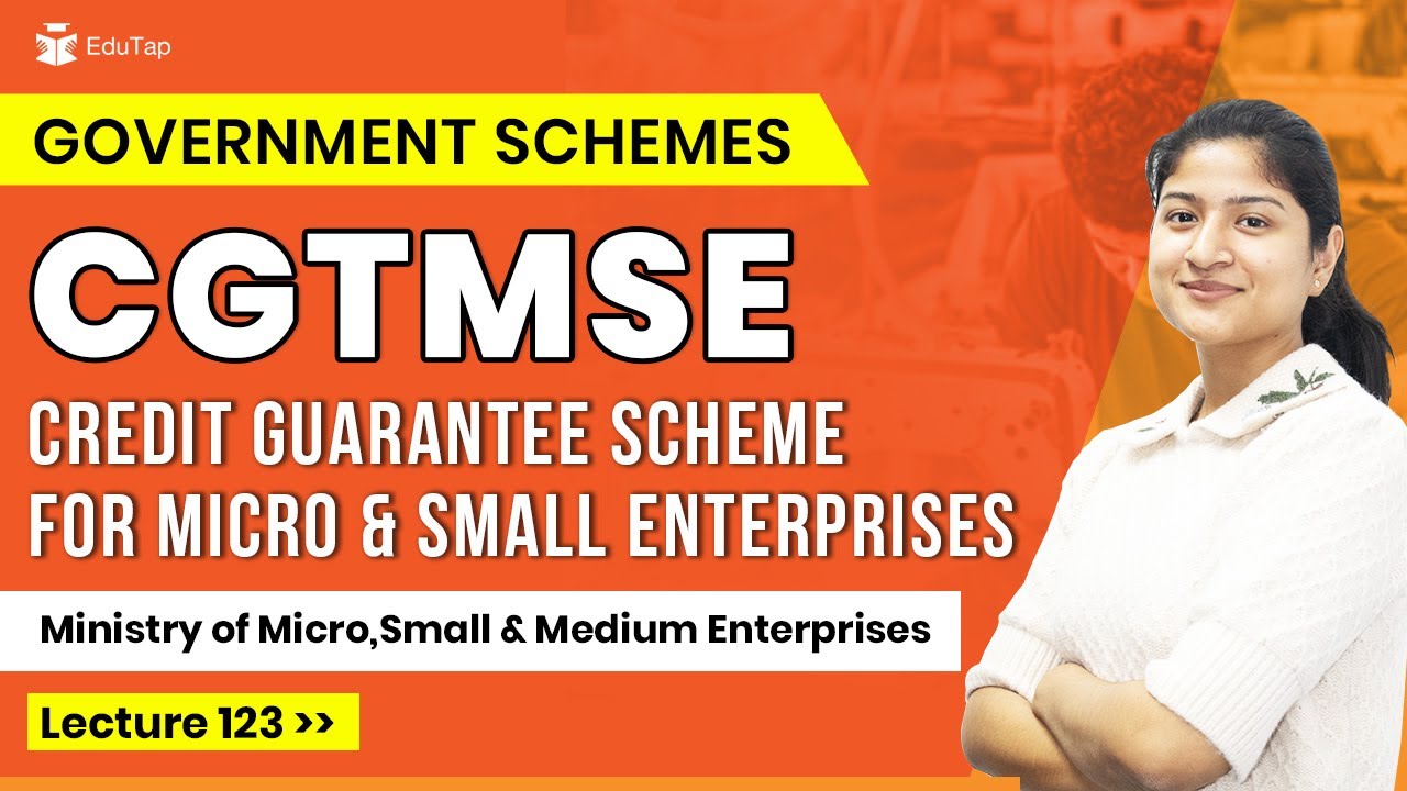 Credit Guarantee Scheme CGTMSE Government Schemes PDF & Notes RBI