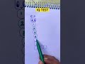 Draw a checkered path with number 1 to 10 #drawing#line#shorts#maths#quiz#funny#games