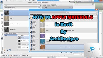 how to apply materials on wall in Revit