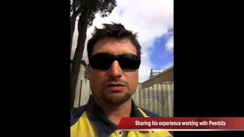 Damian talking about Peerbits from Australia