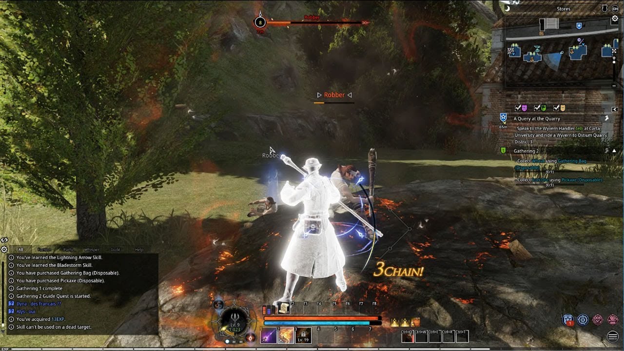 Bless Online: (MAGE) Leveling To LVL 10 Gameplay (2018)