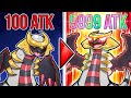 We max out 1 stat for every pokemon then we battle