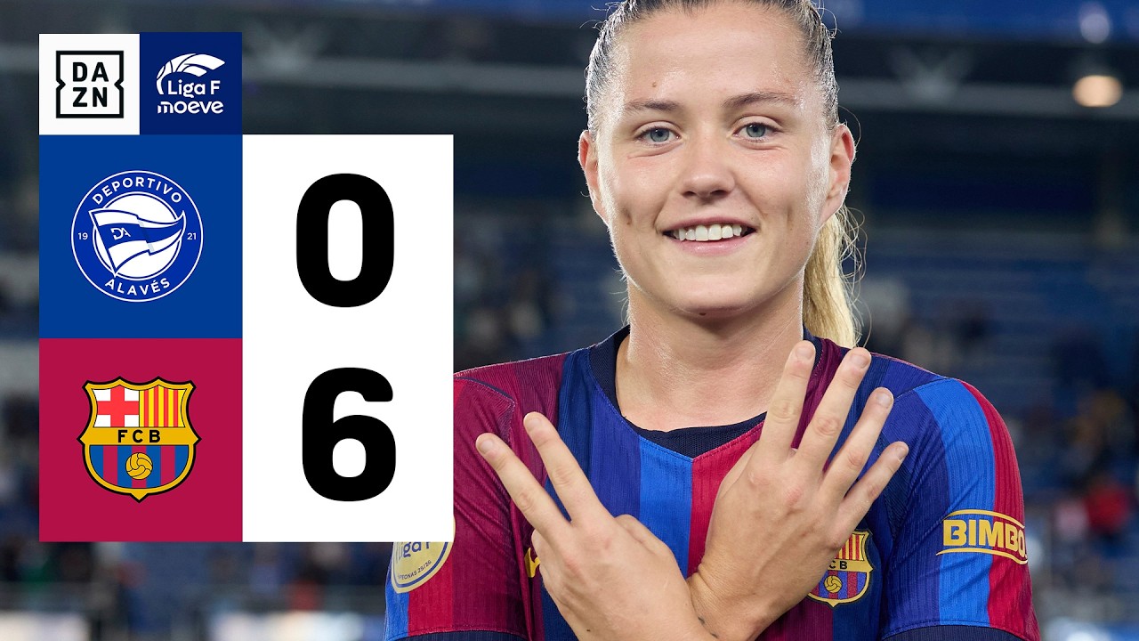 Resumen: Deportivo Alavés vs FC Barcelona (0-6) | Resumen y goles | Highlights Liga F