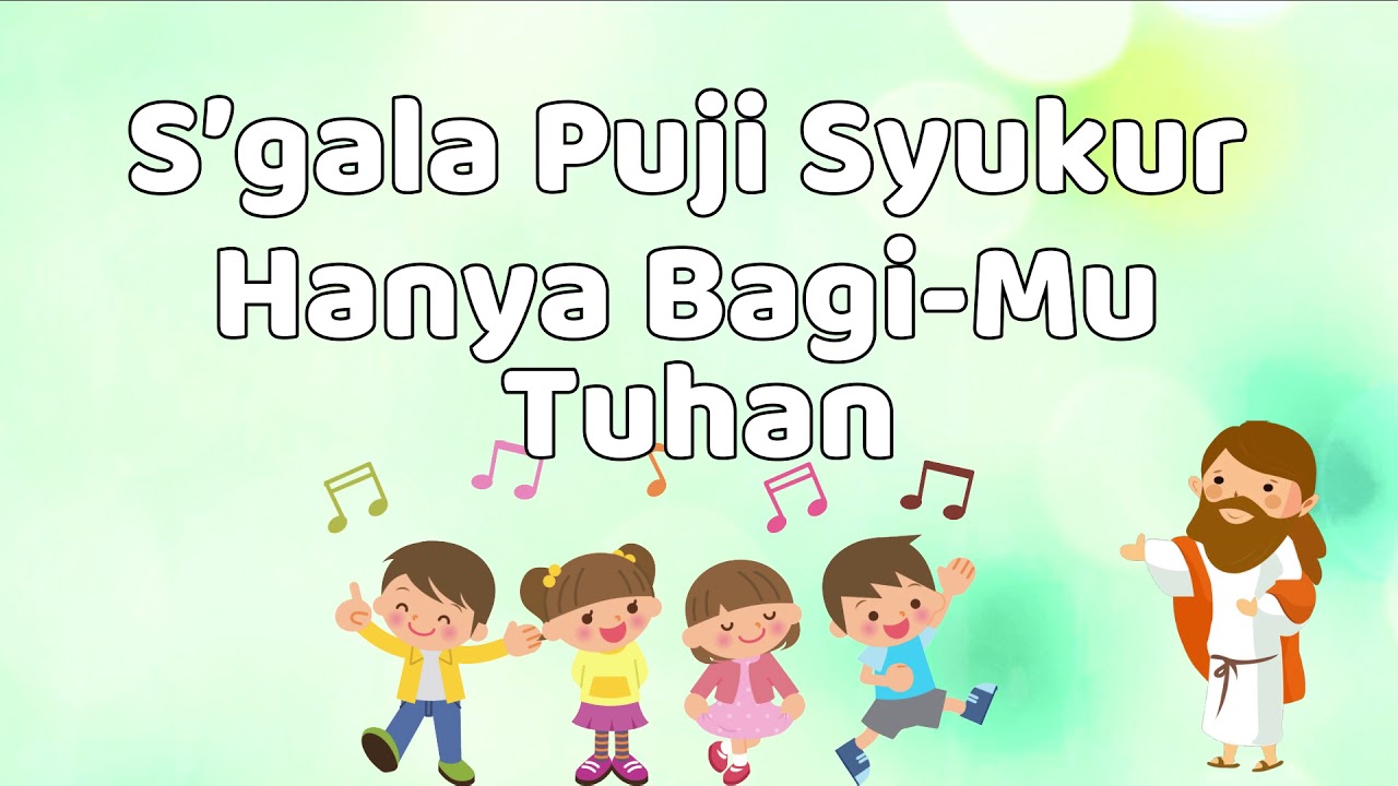 S'gala Puji Syukur (Cover - Dengan Vokal)