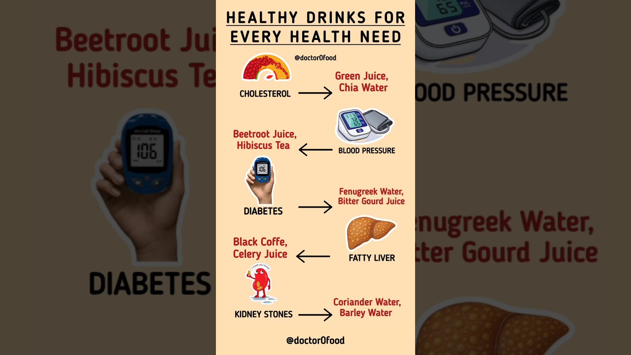 Healthy Drinks for Every Health Need | Natural Juices & Remedies 