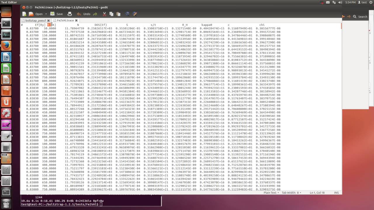 boltztrap (PWscf,  LDA+U, nonspin)