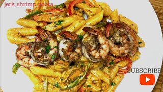 JERK SHRIMP PASTA || RASTA PASTA || JERK SHRIMP RASTA PASTA || HOW TO COOK