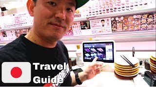 HIGH SPEED Conveyor Belt Sushi - Uobei Genki Sushi, Shibuya Tokyo | Japan Travel Guide