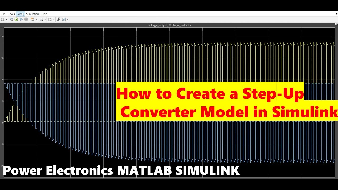 Step-Up Converter Design Using Simulink - YouTube