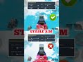 💯 Best Stable AIM Settings in CODM BR 🔥Codm Settings Tutorial 😎 #shorts #codmbr #codmiphone