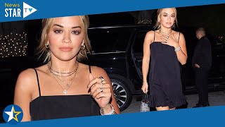 Rita Ora looks chic in a little black dress for dinner at Matsuhisa in Los Angeles 722031