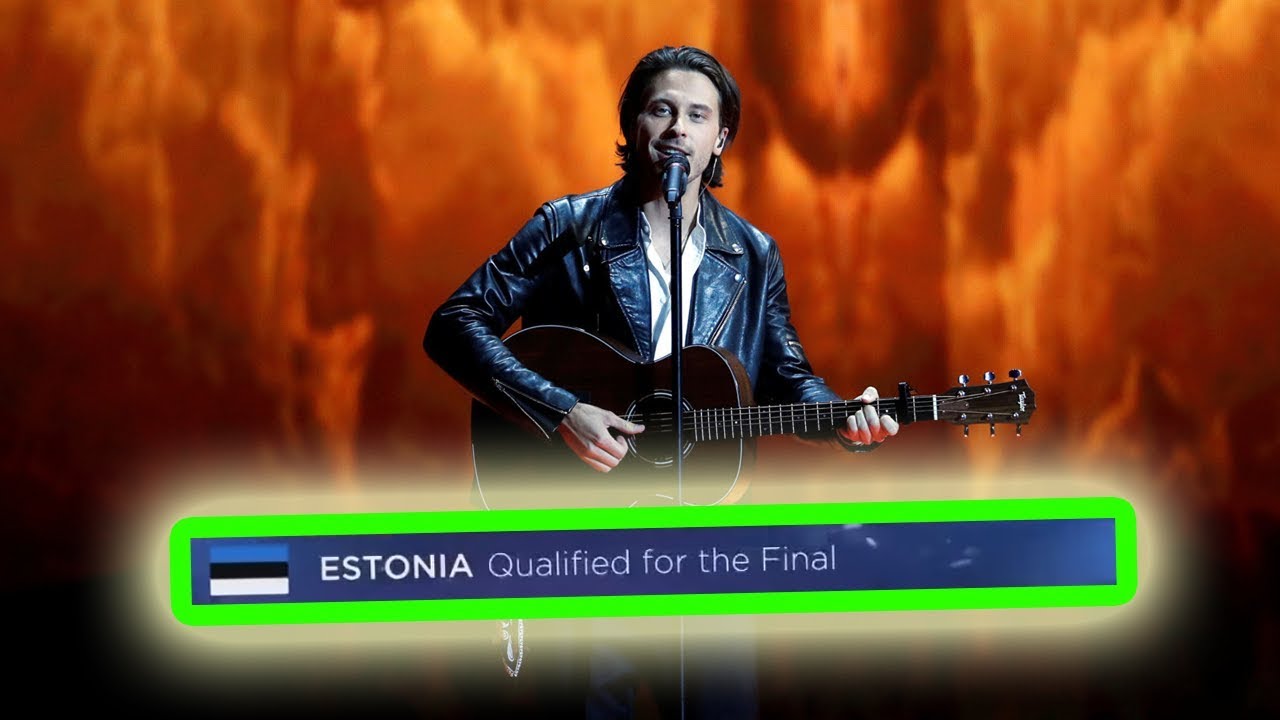 every time ESTONIA qualified for the eurovision final YouTube