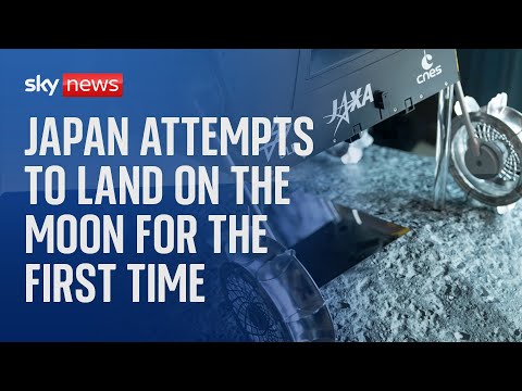 Watch live: Japan attempts to land on the moon with 'precision' Smart Lander