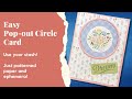 Pop-Out Circle Fancy Fold Card