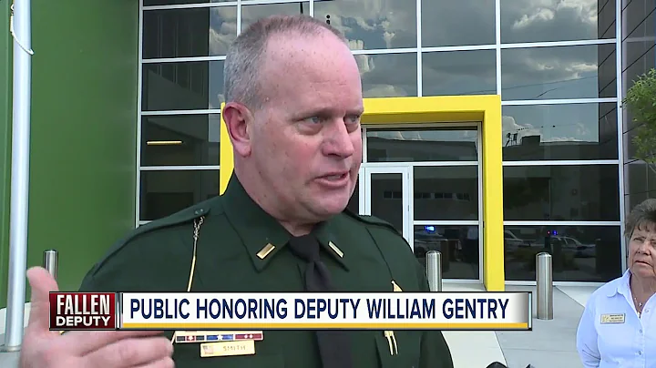 Public honoring Deputy William Gentry