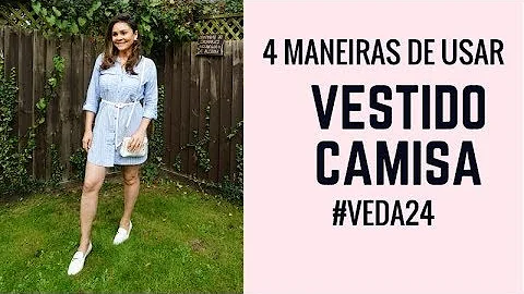 Como usar camiseta de vestido?