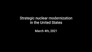 Strategic nuclear modernization in the United States