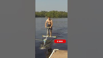 Deze draagvleugelboot heeft je nodig om op en neer te springen