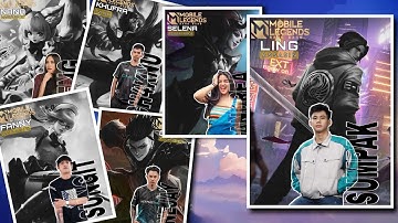 How to Make Mobile Legends Poster Using PicsArt | Tutorial Video