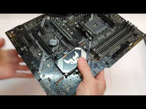 UNBOXING ASUS TUF X470-PLUS GAMING MOTHERBOARD VR READY