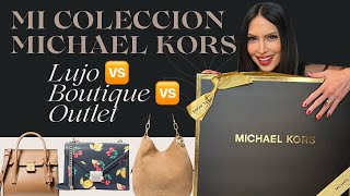 MICHAEL KORS: su HISTORIA  mi COLECCIÓN Diferencia entre LUJO  BOUTIQUE  OUTLET