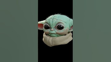 Grogu texturing #starwars #grogu #mandalorian #3d #animation #blender