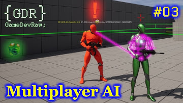 Sight Perception | Set Aim Rotation - Making an AI Guard #3 - Multiplayer AI - Unreal Engine 5