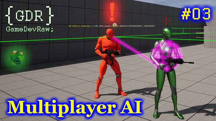 Sight Perception | Set Aim Rotation - Making an AI Guard #3 - Multiplayer AI - Unreal Engine 5