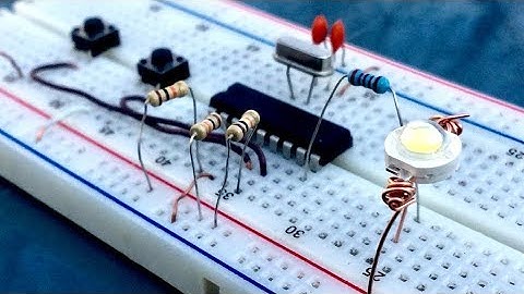 Control LED Brightness from Push Buttons Pic16F628A Project pwm