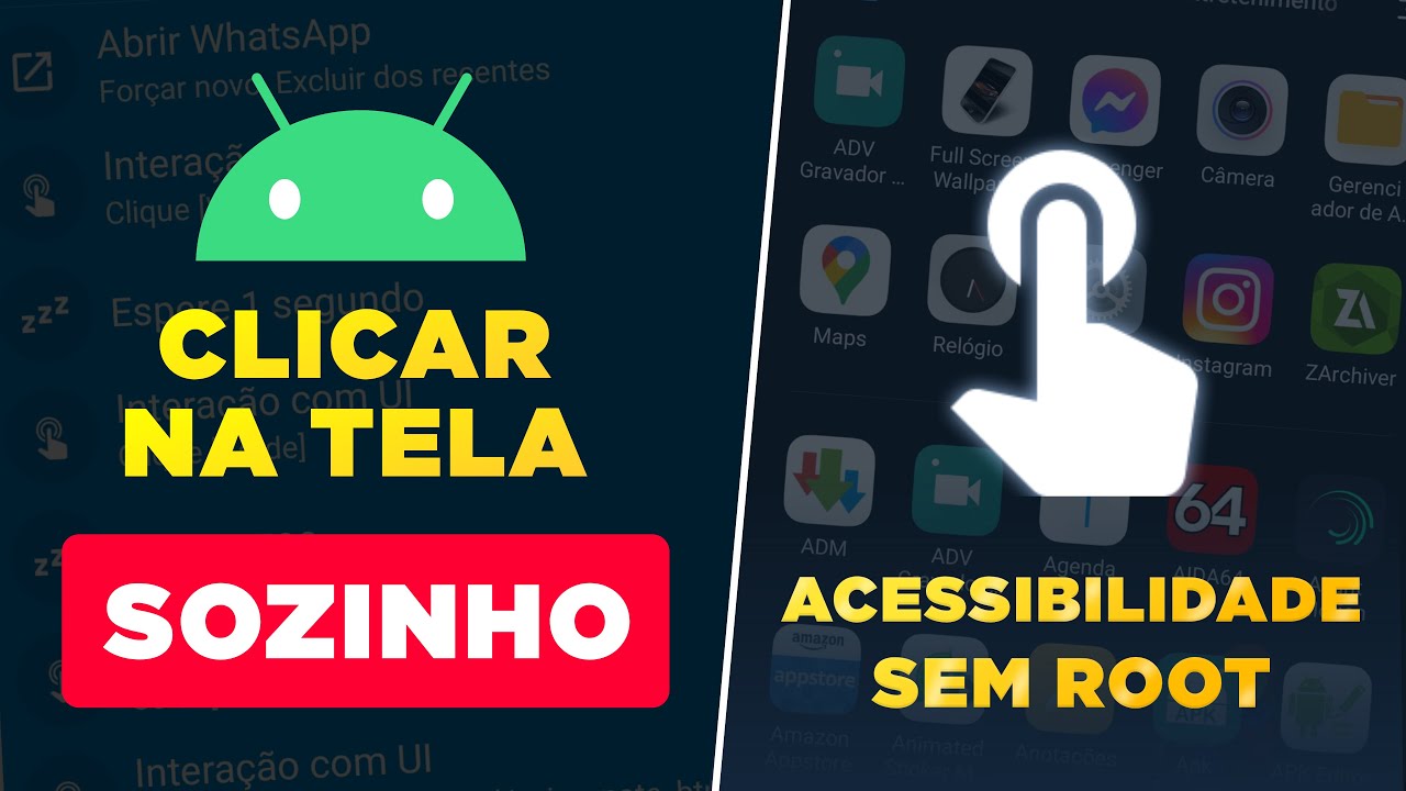 Clicker automático de tela, clique rápido na tela do celular