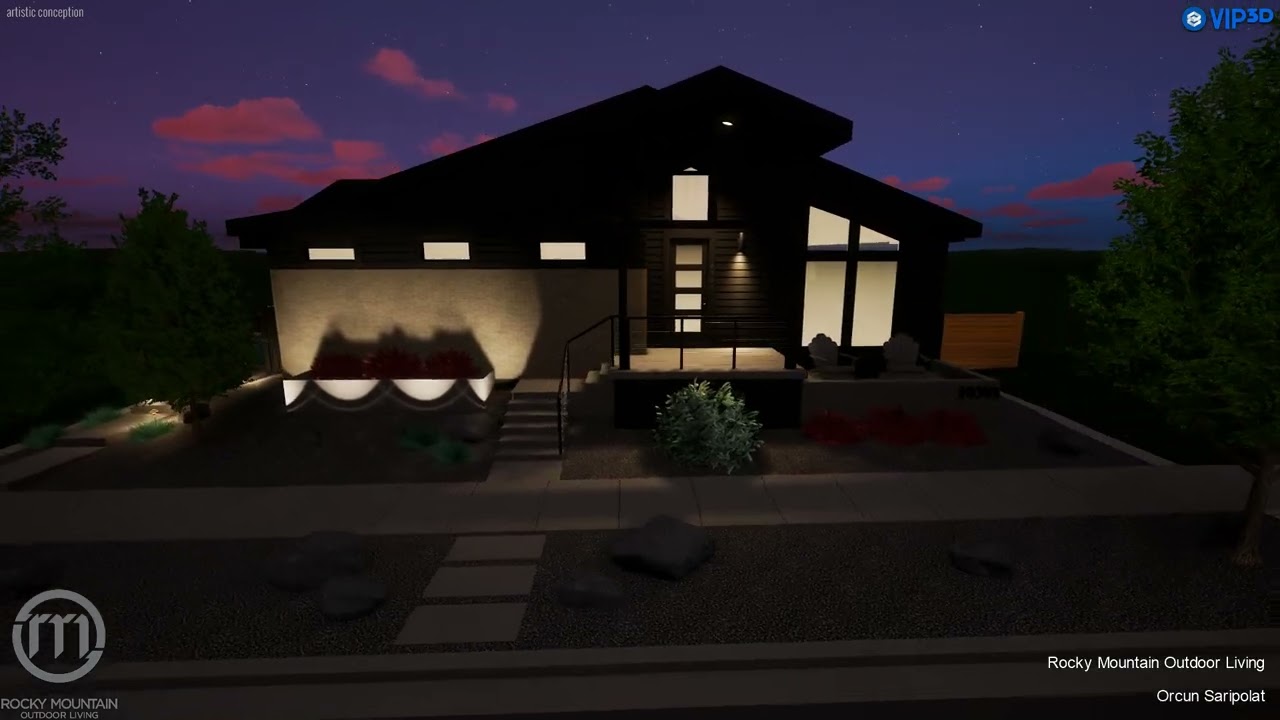 Saripolat Residence  3D Design - Rocky Mountain Outdoor Living