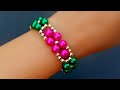 How To Make//Very Simple Pearl Bracelet//Beads Bracelet// Useful & Easy