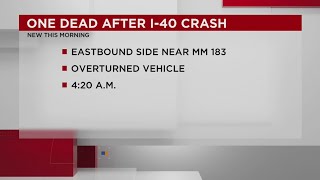 1 killed in rollover crash on I-40
