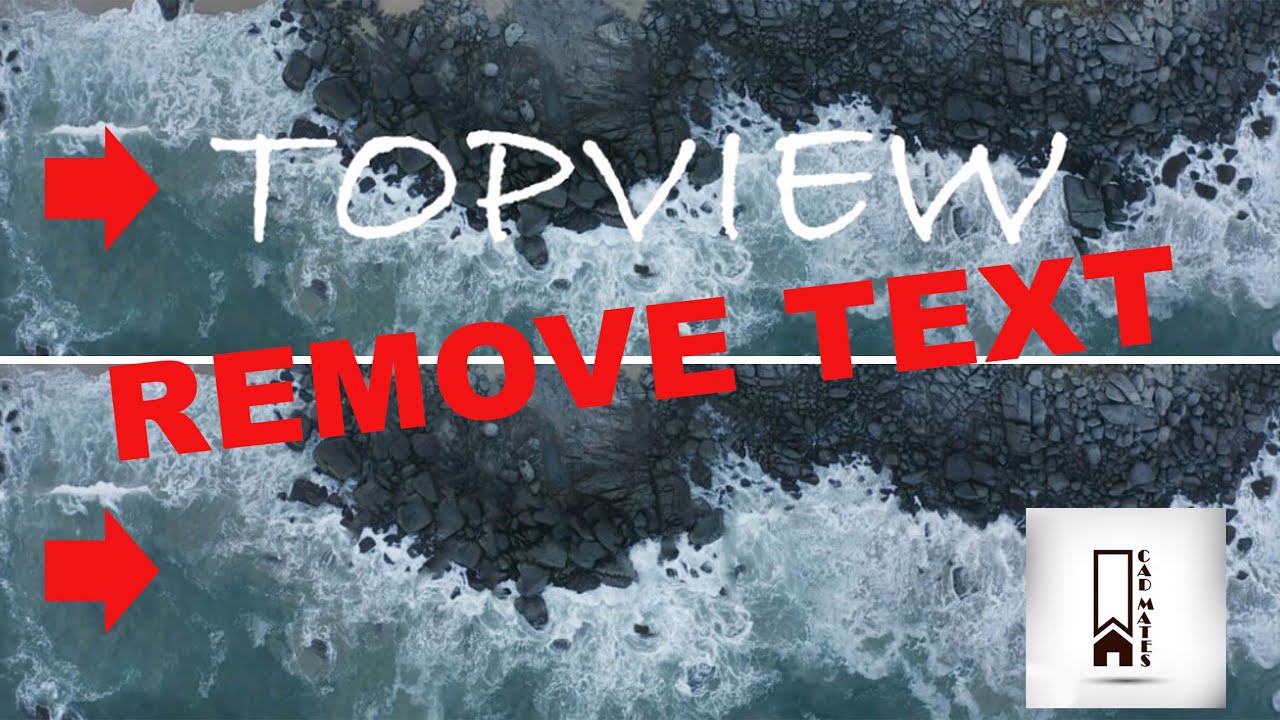 Remove text from an image in PHOTOSHOP