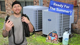 How To Service Your AC System! Spring Maintenance Walk Through!